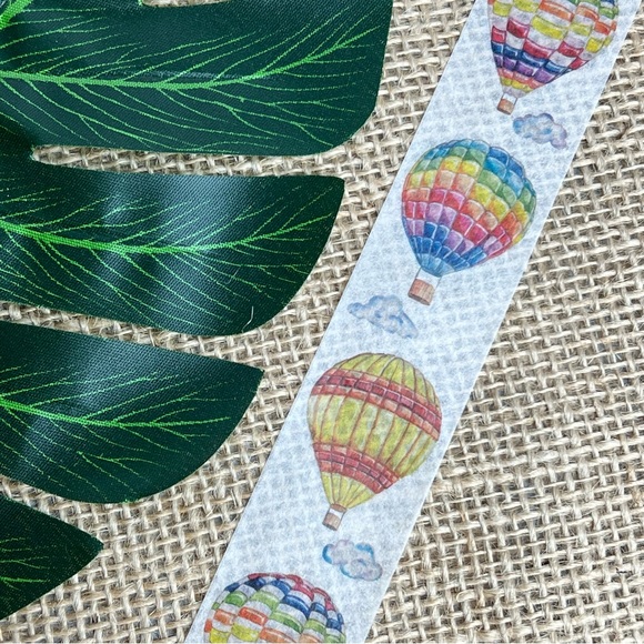 Other - Hot Air Balloon Festival, Rainbow Designed Balloons, 30mm Washi Tape, 1 Roll